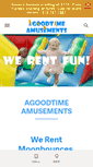 Mobile Screenshot of agoodtimeamusements.com