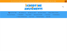Tablet Screenshot of agoodtimeamusements.com